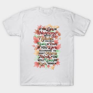 Live in Harmony with Nature T-Shirt